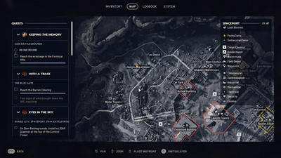 Lay of the land map 1