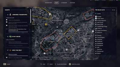 Tunnel Entrance location