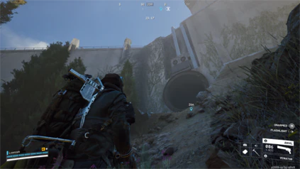 Enter the Flood Access Tunnel