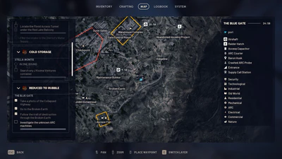 Location of the unknown ARC