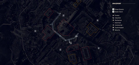 Spaceport underground map