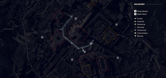 Underground overview of Spaceport