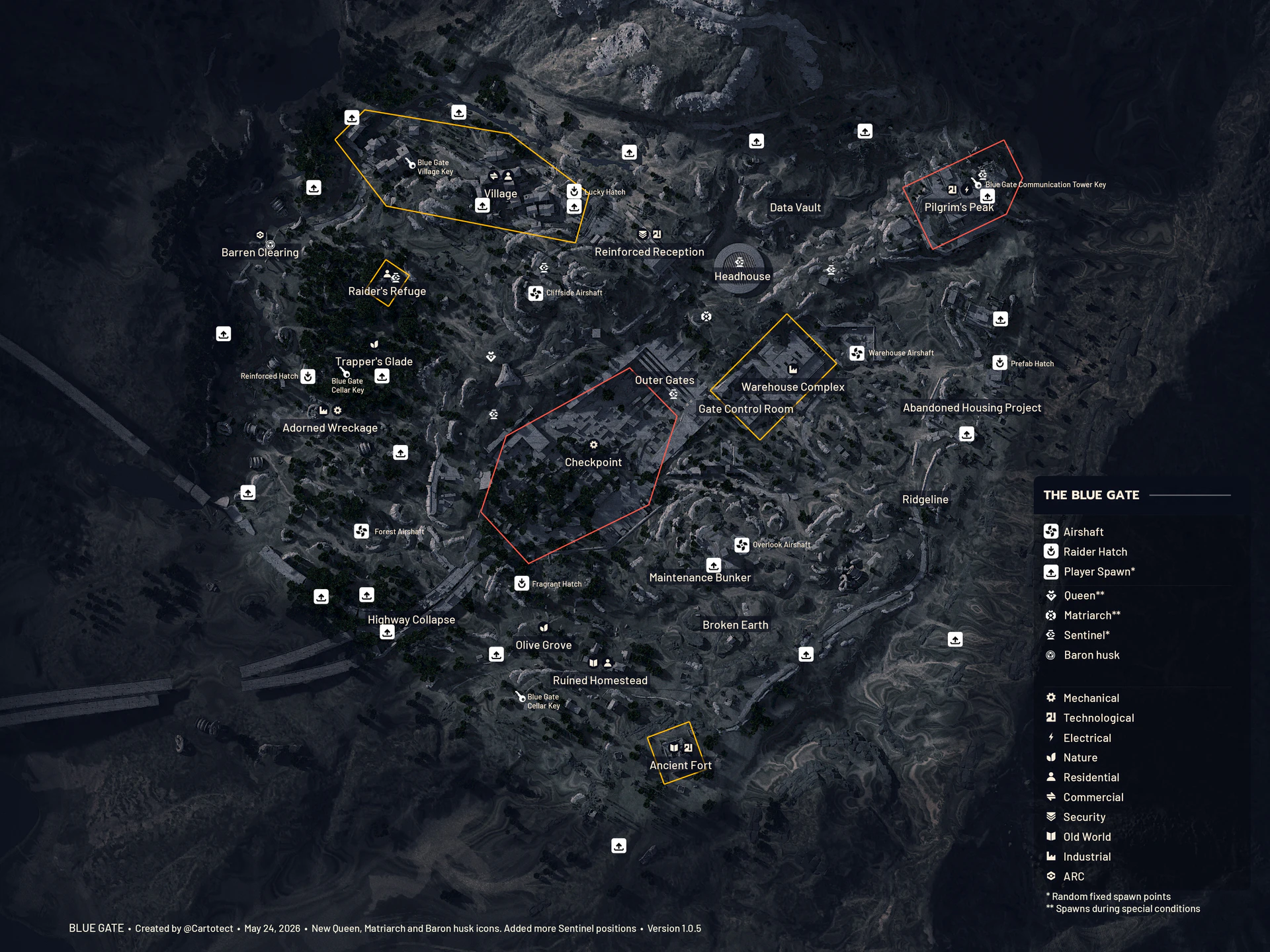 The Blue Gate Map
