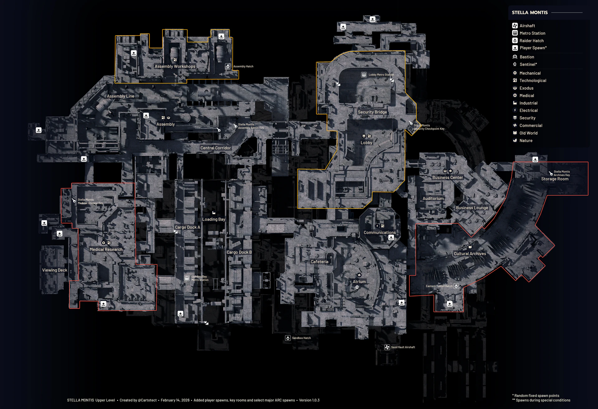 Stella Montis Map
