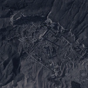 Blank Map of Spaceport
