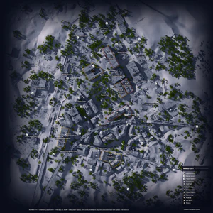 Overview map of Buried City