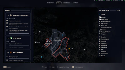 One of the locked car locations