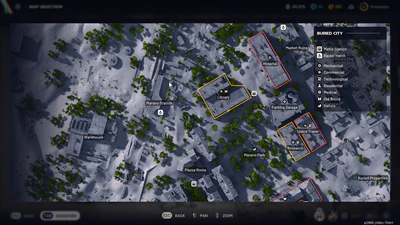 Market correction map