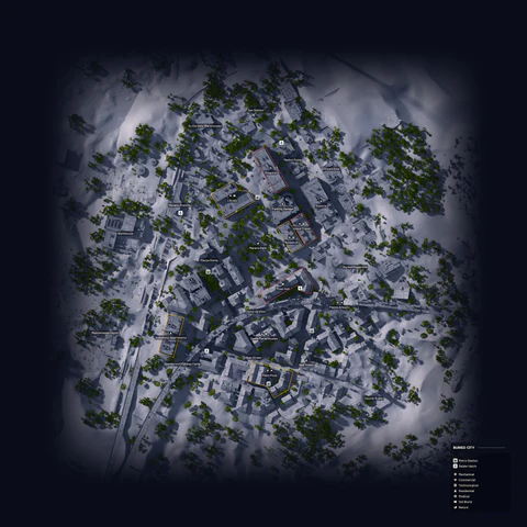 Buried City Map