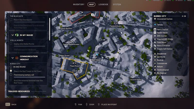 General area of the quest