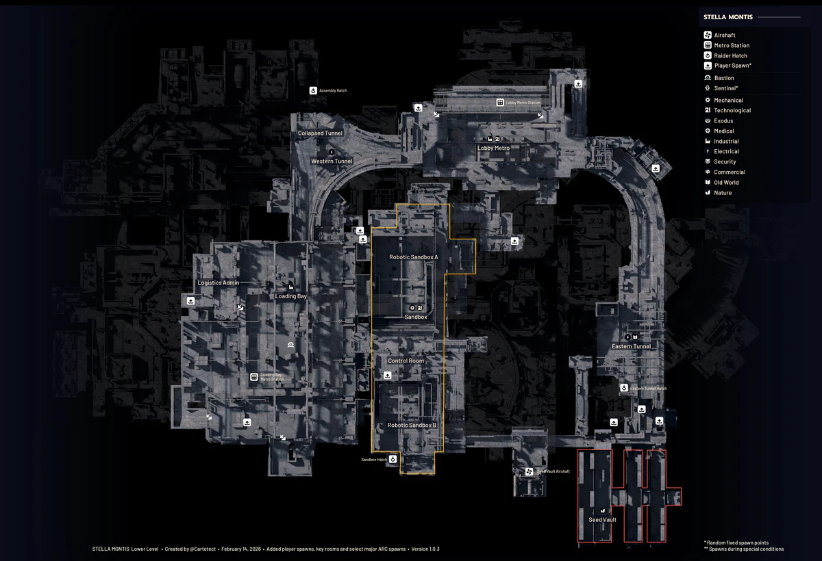 File:Stella Montis Lower Level Map.jpg - ARC Raiders Wiki