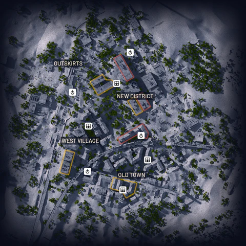 Buried City Map