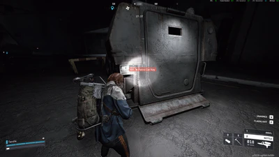 One of the locked cars