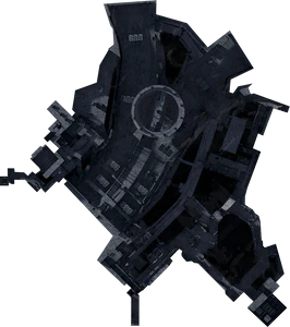 Blank Map of the The Blue Gate underground tunnels