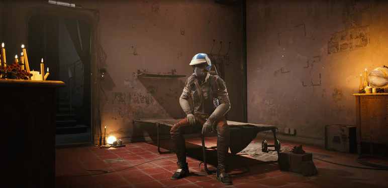 Raider Den level progression GIF