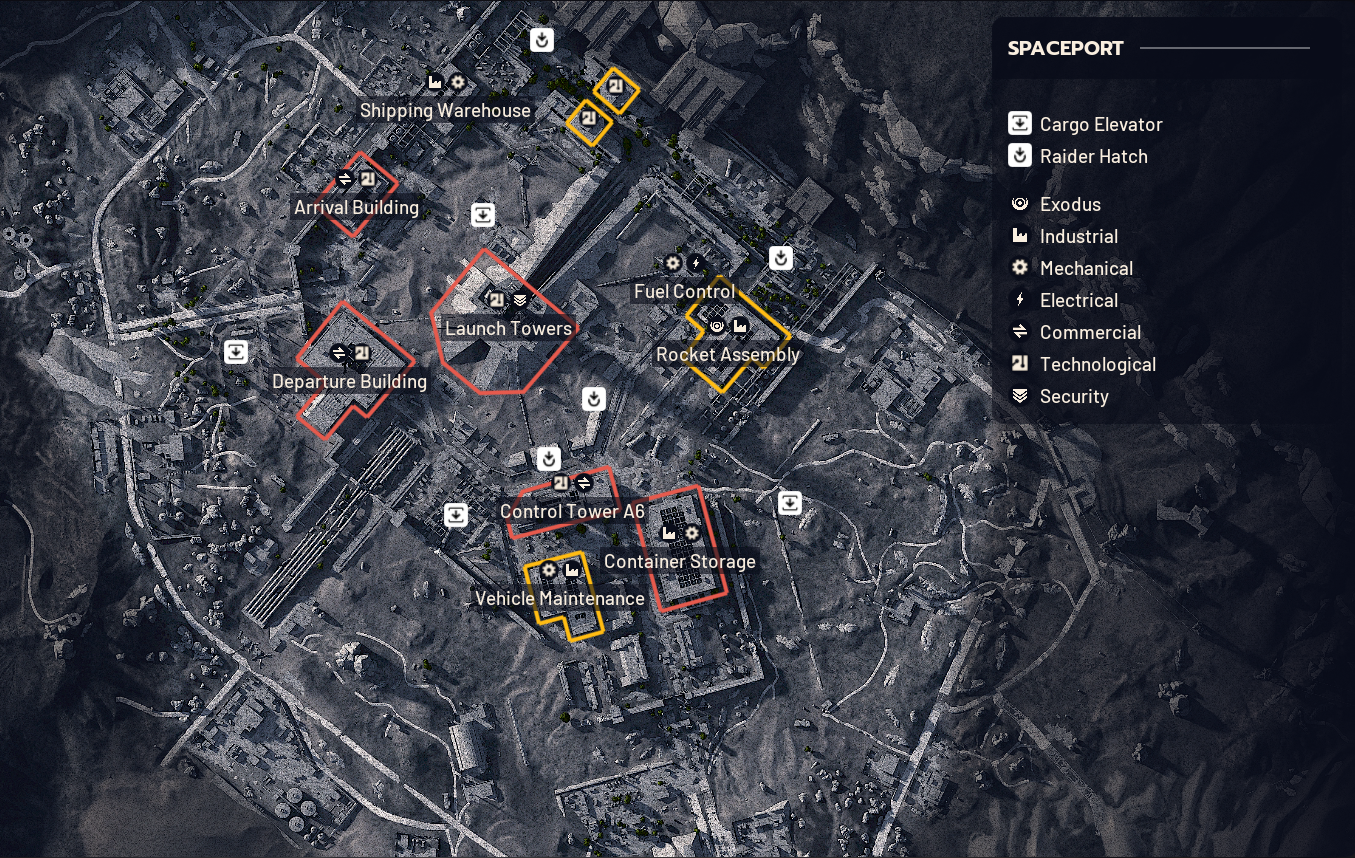 Spaceport Map